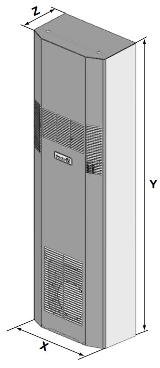 PAS 6203 Seitenanbau Luft/Luft Wärmetauscher