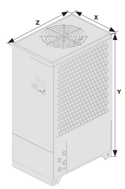 EBXT 600 400V Air-Cooled Active Liquid Cooler EBXT 600 400V Air-Cooled Active Liquid Cooler
