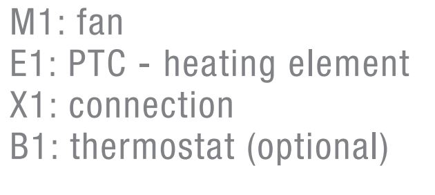 PFH-T 500 230V Compact Fan Heater With Thermostat PFH-T 500 230V Compact Fan Heater With Thermostat