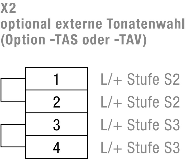 DS 5 Sounder, ext. tone selection, SIL/Pl